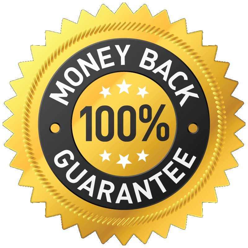 TrueFit Posture Corrector 30-Day 100% No-Risk Money Back Guarantee official seal